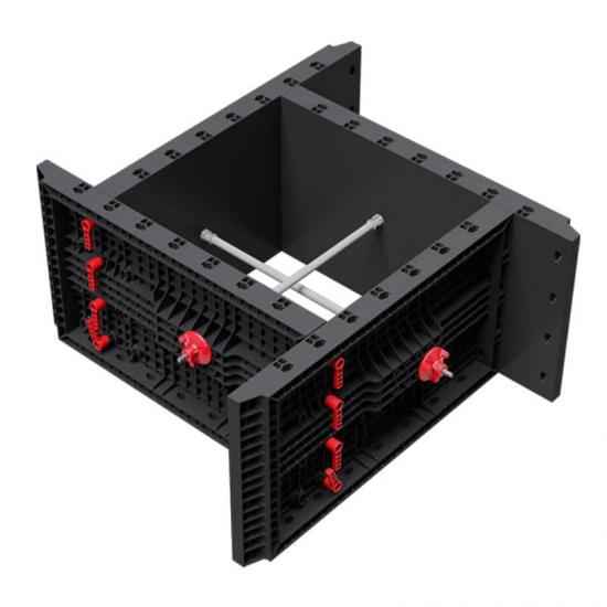Concrete Recycled Modular Plastic Column Formwork
