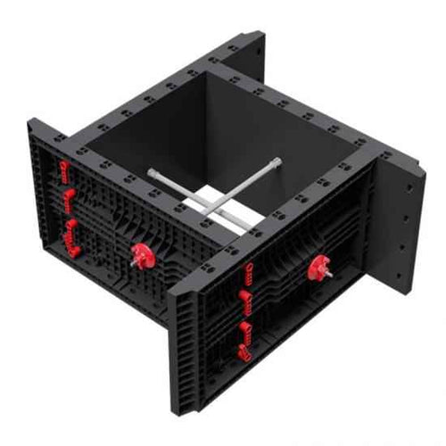Concrete Recycled Modular Plastic Column Formwork