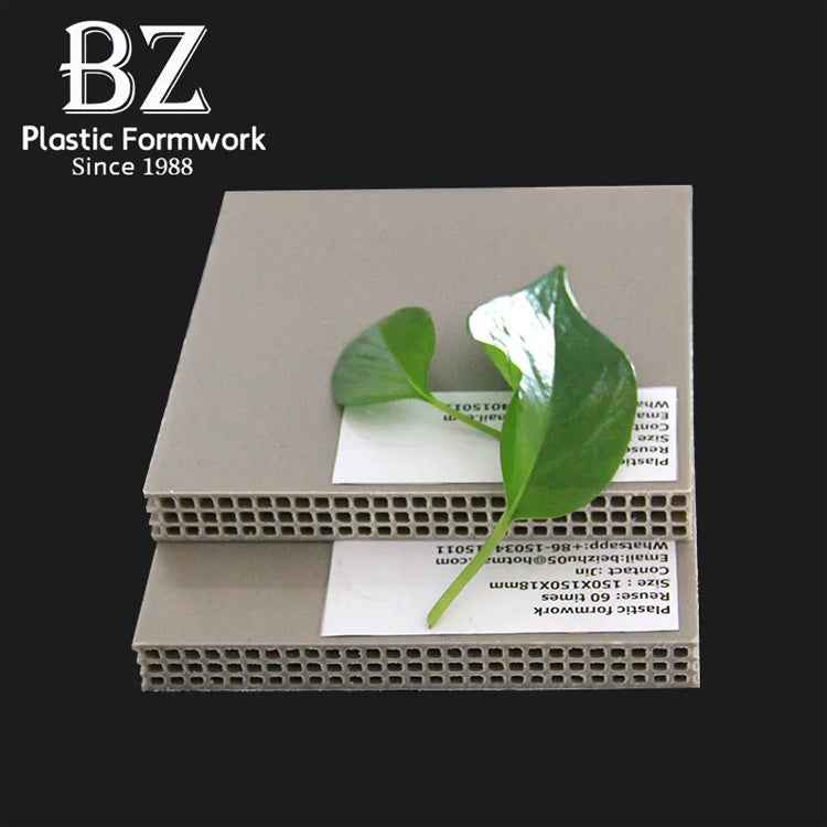 Reusable PP Hollow Plastic Formwork Scaffolding Panel for Concrete Work – For Professional Contractors & Developers