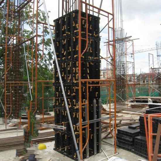 Concrete Reusable Modular Plastic Column Formwork