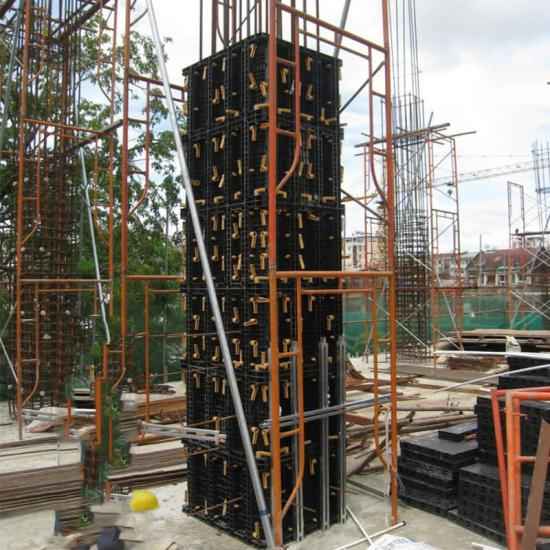 Concrete Flexible Assembled Plastic Column Formwork