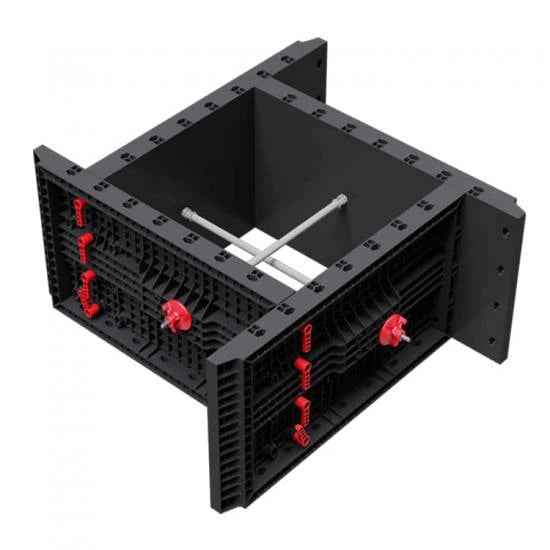 Building Material Construction Plastic Concrete Columns Formwork