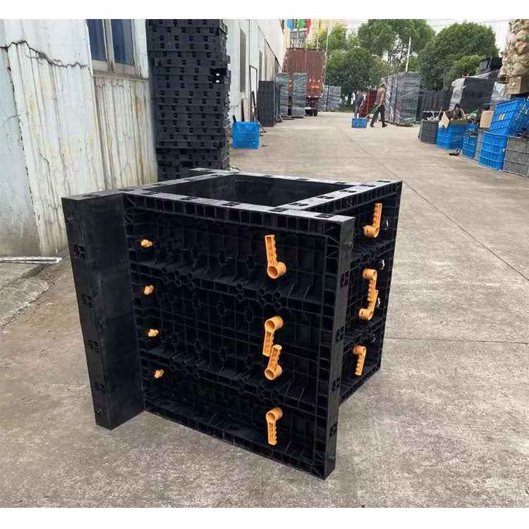 Adjustable Plastic Column Formwork – Reusable Concrete Molds for Efficient Contractor Use