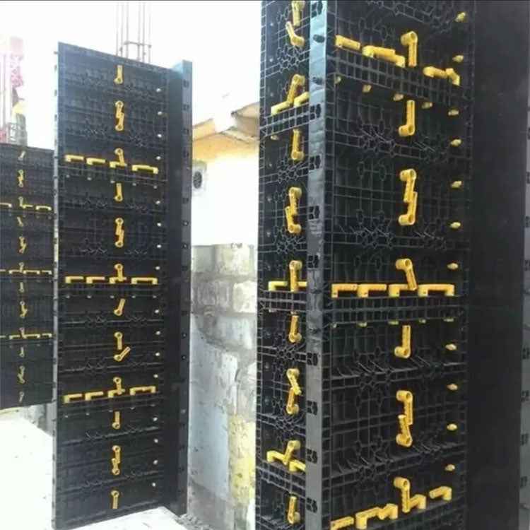 Adjustable Plastic Column Formwork Panel for Rapid Concrete Shuttering – Bulk Supply for Construction
