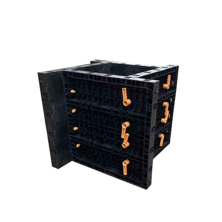 Adjustable Plastic Column Formwork Panel for Rapid Concrete Shuttering – Bulk Supply for Construction