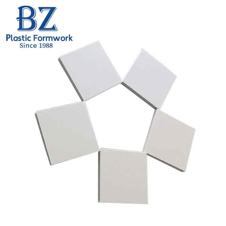 Reusable Shuttering PP Hollow Plastic Formwork for Concrete Building Construction | For Commercial Shuttering Product Supply Chains