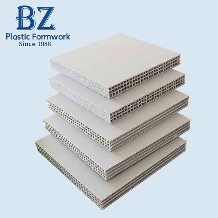 Eco-Optimized PP Hollow Construction Plastic Formwork | For Sustainable Building Material Suppliers