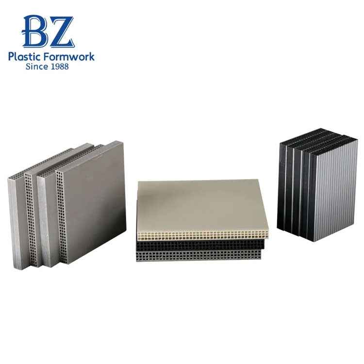 Reusable Shuttering PP Hollow Plastic Formwork for Concrete Building Construction | For Commercial Shuttering Product Supply Chains