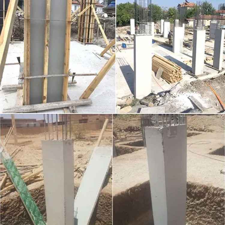 High-Visibility Yellow Formwork for Construction Concrete | Enhanced Safety for Construction Site Managers