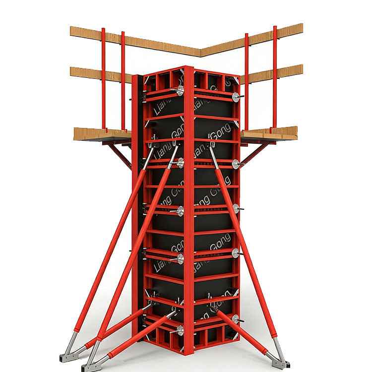 Heavy-Duty Steel Frame Column Formwork for Square  Concrete Columns – Trusted Supplier
