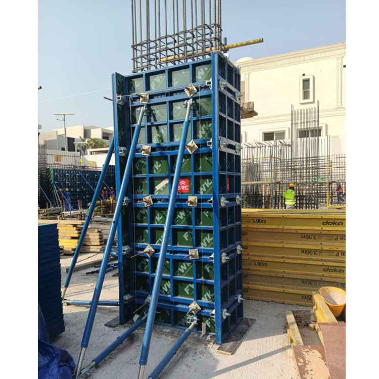 Heavy-Duty Steel Frame Column Formwork for Square  Concrete Columns – Trusted Supplier