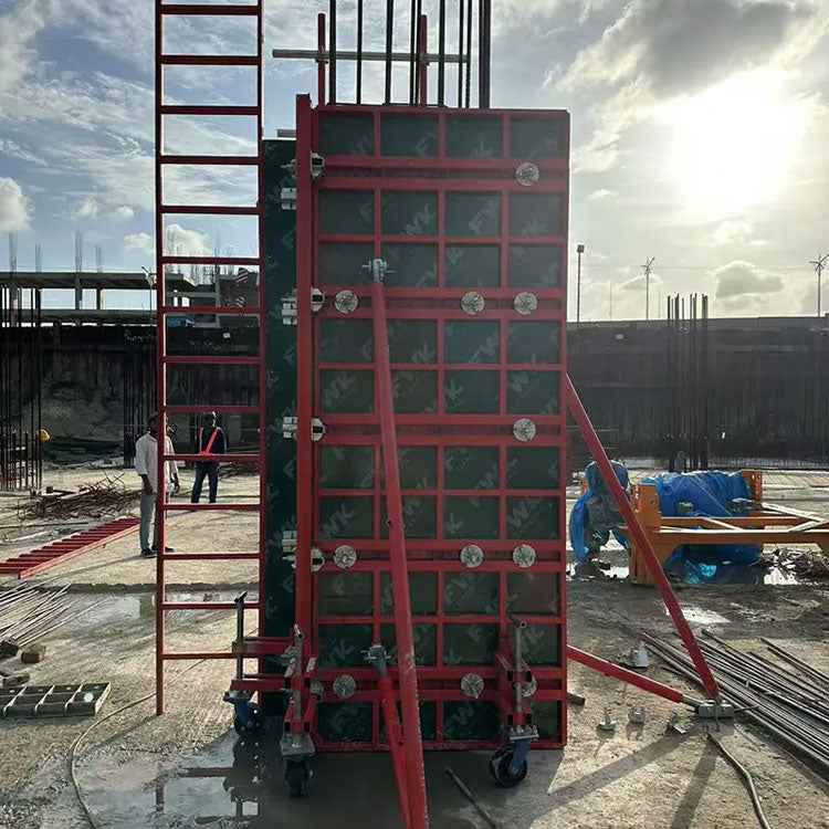 Heavy-Duty Steel Frame Column Formwork for Square  Concrete Columns – Trusted Supplier