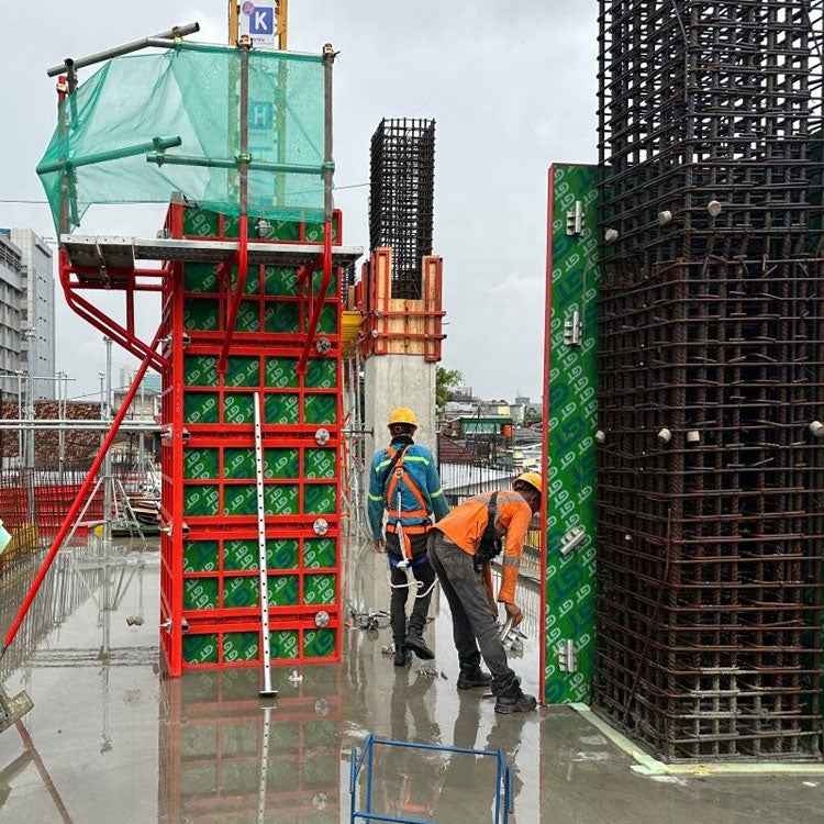Heavy-Duty Steel Frame Column Formwork for Square  Concrete Columns – Trusted Supplier